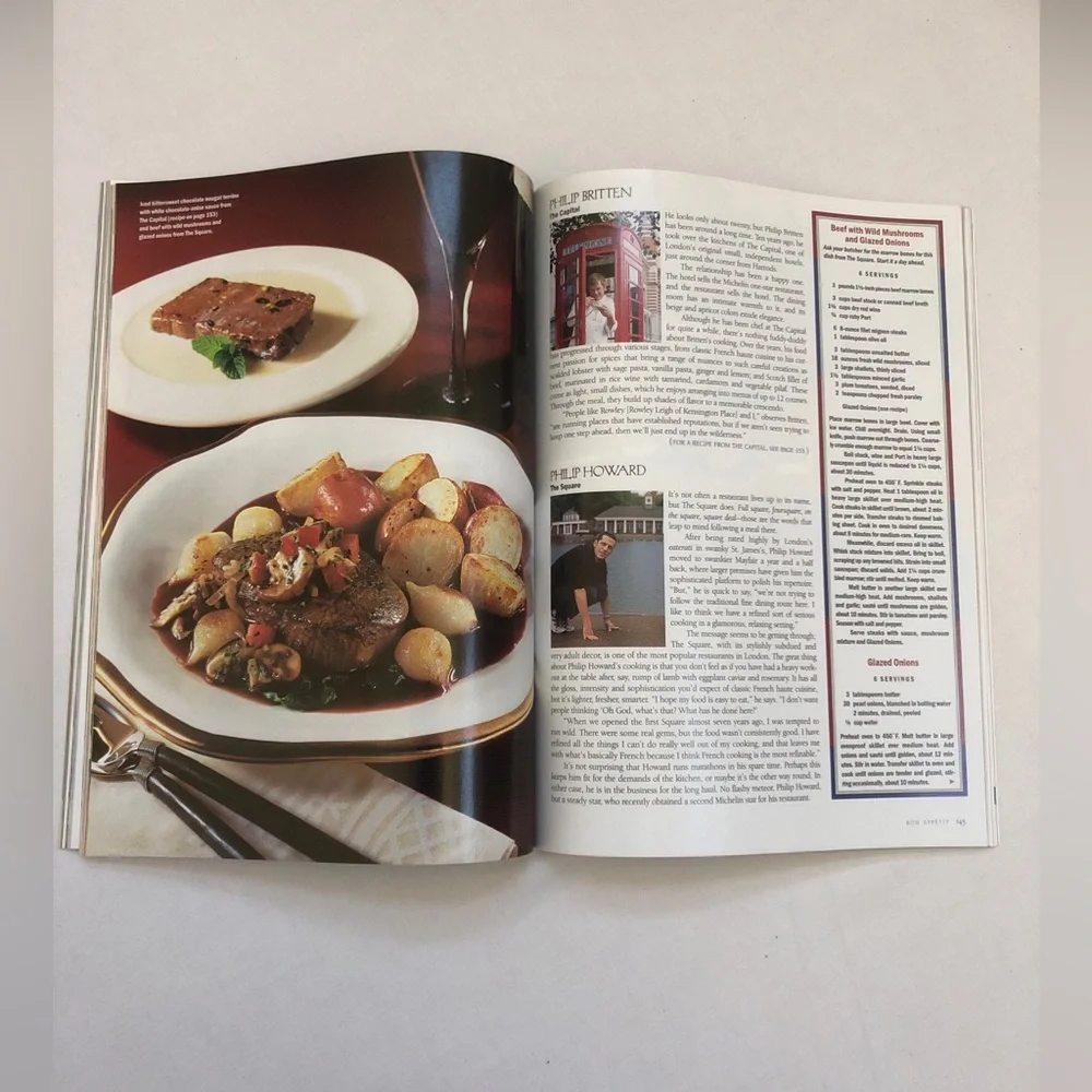 Bon Appetit London Special Collector's Edition May 1998 Vol 43 No 5 Recipes